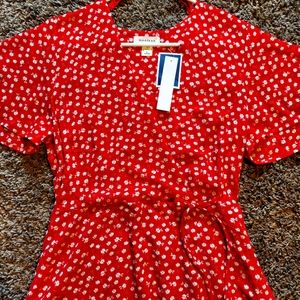 Floral Monteau Mini Dress